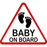 Hermann Schütz Aufkleber Hermann Schütz Aufkleber Baby on Board dreieckig