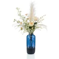 Kunstblumenstrauß Blumensträuße Mix, Emerald, Höhe 80 cm, Farbe: Weiß