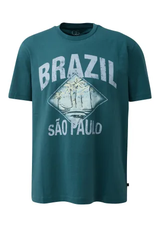 qs - T-Shirt petrol - Gr. - L