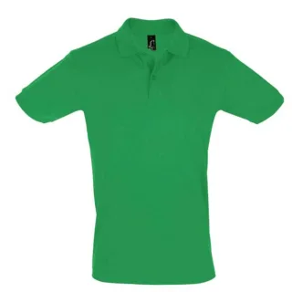SOLS Herren Perfect Pique Kurzarm-Poloshirt (Kelly Green)
