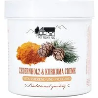 vom Pullach Hof Körpercreme ZEDERNHOLZ & KURKUMA CREME 250ml vitalisierend Hautcreme 99, Hautpflege Gesichtcreme Körpercreme Körper Rücken Balsam Lotion