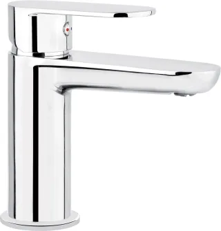 Neuesbad Serie 100 Waschtischarmatur Eco Luftsprudler 4,5 l/min.., Oberfläche: chrom, ohne Ablaufgar NB1DEBGAE020M1