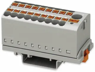 PHOENIX CONTACT Verteilerblock, 3273110, PTFIX 6/18X2,5-NS35 GY