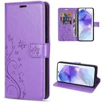 betterfon Handyhülle Handytasche für Samsung Galaxy A55 Schutzhülle Klapphülle, Bookstyle-Hülle: Magnetverschluss 3 Kartenfächer & Standfunktion