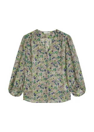 Marc OPolo Casual - Print-Bluse relaxed Light Pink - Gr. - 42