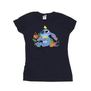 Disney - "Lilo & Stitch Birds" T-Shirt für Damen (Marineblau)