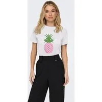 ONLY Kurzarmshirt ONLKITA LIFE REG S/S MIX TOP CS JRS EX. Baumwolle, regular fit
