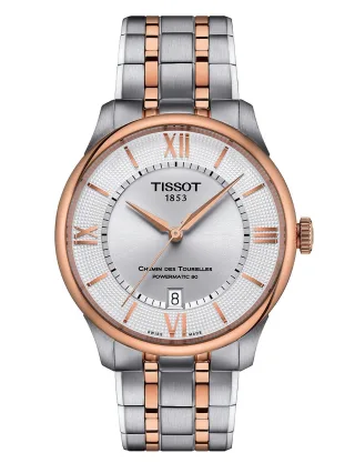Tissot Chemin Des Tourelles Powermatic 80 Herren Multicolor Uhr T1398072203800
