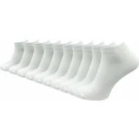 GAWILO Sneakersocken aus 100% Baumwolle für Damen (10-Paar) ohne drückende Naht über den Zehen - atmungsaktiv - absolut blickdicht