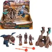 Drachenzähmen leicht gemacht Drachenkampf Spielset - Fleischklops mit Katapult, Spielfigur