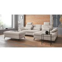 OTTO home Ecksofa Costello L-Form, B: 301 cm mit Sitztiefen-, Armteilverstellung &, 3 Nierenkissen, optional Bettfunktion & Bettkasten