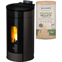 Freepoint Pelletofen Globe airtight, 11 kW, Zeitbrand, 352 W, 230 V