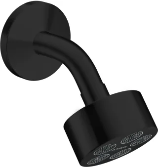 Hansgrohe Kopfbrause Axor One 75 1jet EcoSmart mit Brausearm mattschwarz, 48490670 48490670