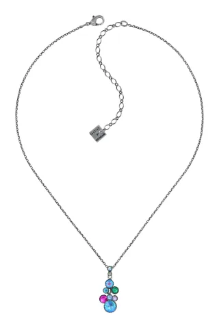 konplott - Kette - Water Cascade Glam blau