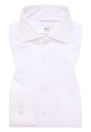 ETERNA - Slim Fit: Hemd weiß - Gr. - 42