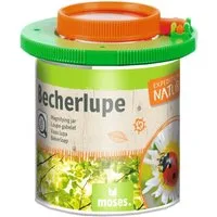 Moses. Verlag Becherlupe Lupendose mit Lupendeckel für 3-Fach & 5-Fach Vergrößerung