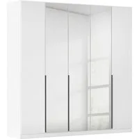 OTTO home Drehtürenschrank Kleiderschrank Schrank Garderobe AGORDO mit Dekor- oder Hochglanzfront (in zwei Griff-Farben, Breiten 91-405 cm) durchdachte Innenausstattung, in 8 Breiten und 2 Höhen MADE IN GERMANY