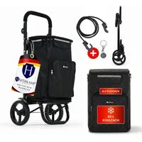 PROREGAL® Einkaufstrolley Klappbarer Einkaufstrolley TRAGINO 3-in1 Einkaufswagen