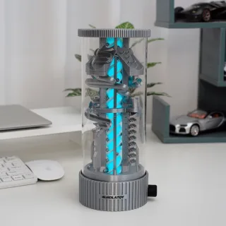 NIKOLATOY Creative EDC Spinning Pinball RGB Desktop Remote Control Night Light Decorative Ornaments