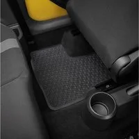 Volkswagen Passform-Fußmatten up! (2 St), für VW up!, Gummifußmatten hinten 2er Set, rutschfest, abwaschbar, 1S0061511041