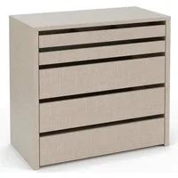 rauch Schubladeneinsatz Zubehör für Rauch-Schränke Garderobe Kleiderschrank Schrank (Inkl. Schubladeninneneinteilung in oberster Schublade), mit 5 Schubladen, Breite 88 cm, Tiefe 45 cm, MADE IN GERMANY