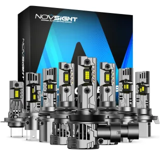 NOVSIGHT A500-N99 Series 2PCS 24000LM LED Car Headlights IP68 Waterproof 100W 6500K Car LED Headlamps High Brightness