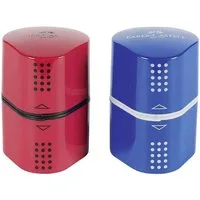 Faber-Castell Spiel Faber-Castell Dreifachspitzdose Colour Grip rot oder blau