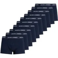 Jack & Jones Retro Boxer 10er Pack Jacsolid (Spar-Set, 10-St) Retro Short / Pant - Baumwolle - ohne Eingriff - Atmungsaktiv