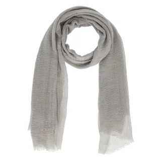 Halsüberkopf Accessoires - 180x70 Schal Soft Uni Franse grau - Gr. - OS