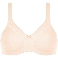 Naturana Soft-BH Classics (2er Pack) feminin, bequem, breite Träger, ohne Bügel, dekorative Schleife