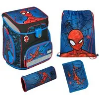 Scooli Schulranzen EasyFit, Spider-Man (Set, 5-tlg)