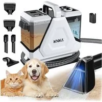KNKA PRO Teppichreinigungsgerät Polsterreiniger Gerät, Tragbarer Teppichreiniger Waschsauger, 550 W, beutellos, mit 16000pa Saugkraft, für Sofas, Teppiche und Haustierunterlagen