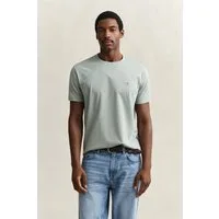 Gant T-Shirt REG SHIELD SS T-SHIRT mit Logostickerei auf der Brust