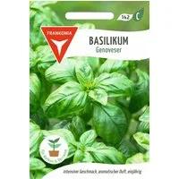 FRANKONIA Kräutersamen Basilikum, Genoveser - Basilikum-Samen Gewürz Saatgut Samen, Ocimum basilicum
