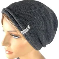 Taschen4life Beanie Damen Mütze AZ1378PC Longbeanie, Rund-strick ohne Bommel, leicht gefüttert, lange Passform