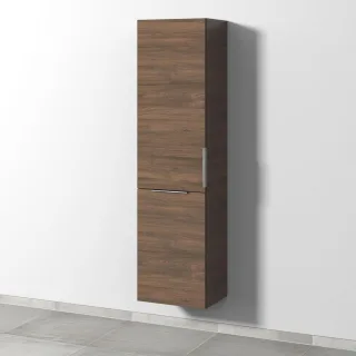 Sanipa 3way Stauraumschrank mit 1 Tür und 1 Wäschekorbklappe, Eiche-Arizona UM18480