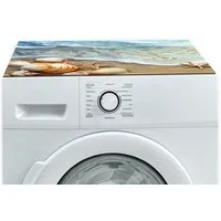 Tabletop Antirutschmatte Waschmaschinenauflage Maritim Textil-Finish waschbar, 1-St., Rutschfeste Gummi Unterlage als Trockner Waschmaschinen-Abdeckung