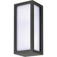 G&L Außen-Wandleuchte Außenwandlampe aus Aluminium mit E27- Fassung, Gartenbeleuchtung für E27-Leuchtmittel, Leuchtmittel wechselbar, warmweiß - kaltweiß, IP54,ohne Leuchmittel
