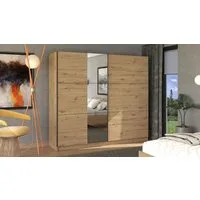 Home affaire Schwebetürenschrank Sierra Kleiderschrank mit Spiegel Wäscheschrank Garderobe Topseller INKLUSIVE Inneneinteilung, FSC®-Zertifiziert, OTTOs Choice