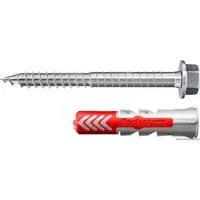 Fischer Universaldübel Universaldübel DuoPower ETA 10 x 50 mit Sicherheitsschraube, (50-tlg)