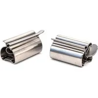HH-Haushalt Tubenquetscher Tubenpresse, Tubenqutscher Edelstahl 2er Set