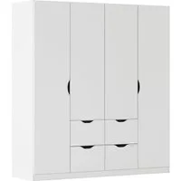 rauch Kleiderschrank Freising geräumiger Schrank Garderobe Schlafzimmerschrank (in 2 Breiten erhältlich TOP ANGEBOT) mit Griffmulden und Schubkästen OTTO´s Chois TOP PRODUKT