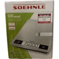 Soehnle Küchenwaage Page Profi 200 silver, bis 15kg, LCD-Anzeige