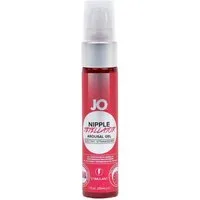 System Jo Stimulationsgel Nipple Titillator - Electric Strawberry, Flasche mit 30ml, 1-tlg., Stimulationsgel mit kribbelndem Effekt und Erdbeergeschmack