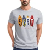 Neverless Print-Shirt Herren T-Shirt Print Surfboards California Surfing Ocean Drive Sommer mit Print