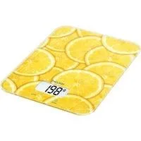 Küchenwaage KS 19 Lemon gelb, Zitronen-Motiv