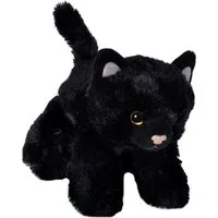 WILD REPUBLIC    Kuscheltier Wild Republic Katze schwarz 15 cm Stoffkatze Plüschtier
