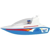 Lena® Spielzeug-Boot Boazz Polizeiboot, ohne Pumpe, inklusive Spielfigur, Made in Europe
