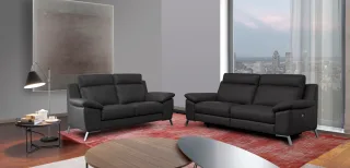 CALIA ITALIA 3-Sitzer "Roby italienisches Designsofa mit exzellentem Sitzkomfort" erstklassigem Lederbezug