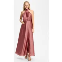 SWING Abendkleid - Abendkleid aus Satin mit angeschnittenem Schal Taillierter Schnitt mit fließendem Rockteil